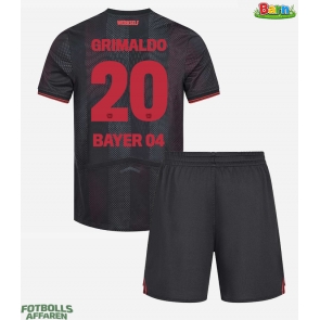 Bayer Leverkusen Alejandro Grimaldo #20 Hemmaställ Barn 2025-26 Kortärmad (+ Korta byxor)